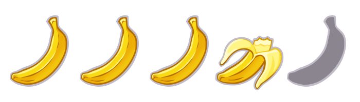 Bananas. Peli o Manta. 3.5 cine