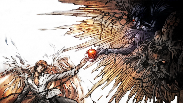 Peli o Manta. ¿Death Note merece la pena? . Ryuk y Light
