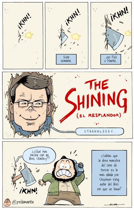 El resplandor. Peli o Manta. El resplandor y Stephen King