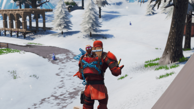 Superar misiones semana 2 temporada 8 de Fortnite. Peli o Manta. Un tipo con suerte