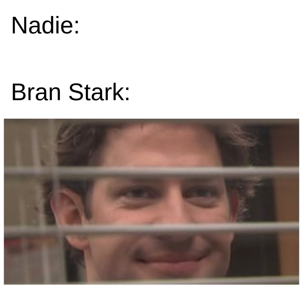 Memes Juego de Tronos 8x01. Peli o Manta. Bran Stalker