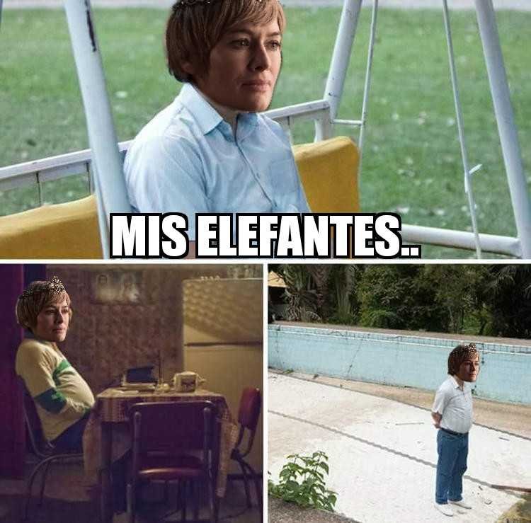 Memes Juego de Tronos 8x01. Peli o Manta. Pablo Cersei Escobar