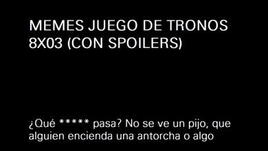 Memes Juego de Tronos 8x03. Peli o Manta. No se ve un pijo
