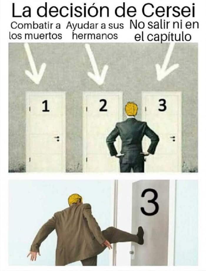 Memes Juego de tronos 8x02. Peli o Manta. Los muertos, los muertooos