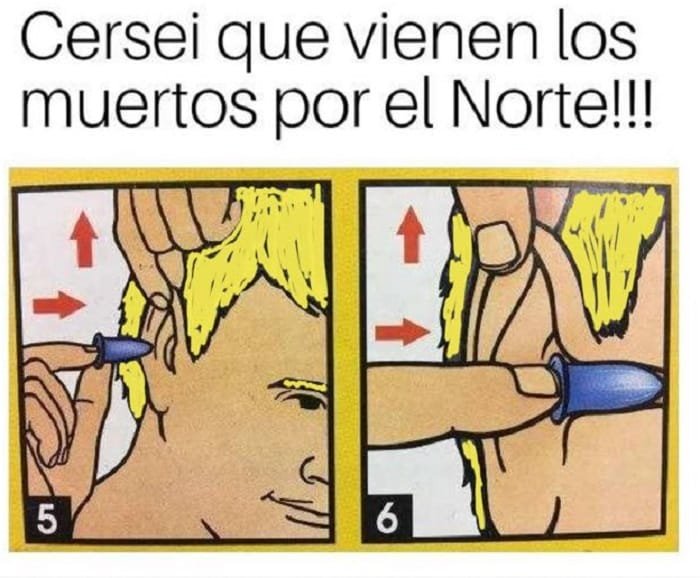 Memes Juego de tronos 8x02. Peli o Manta. Que vienen los muertos