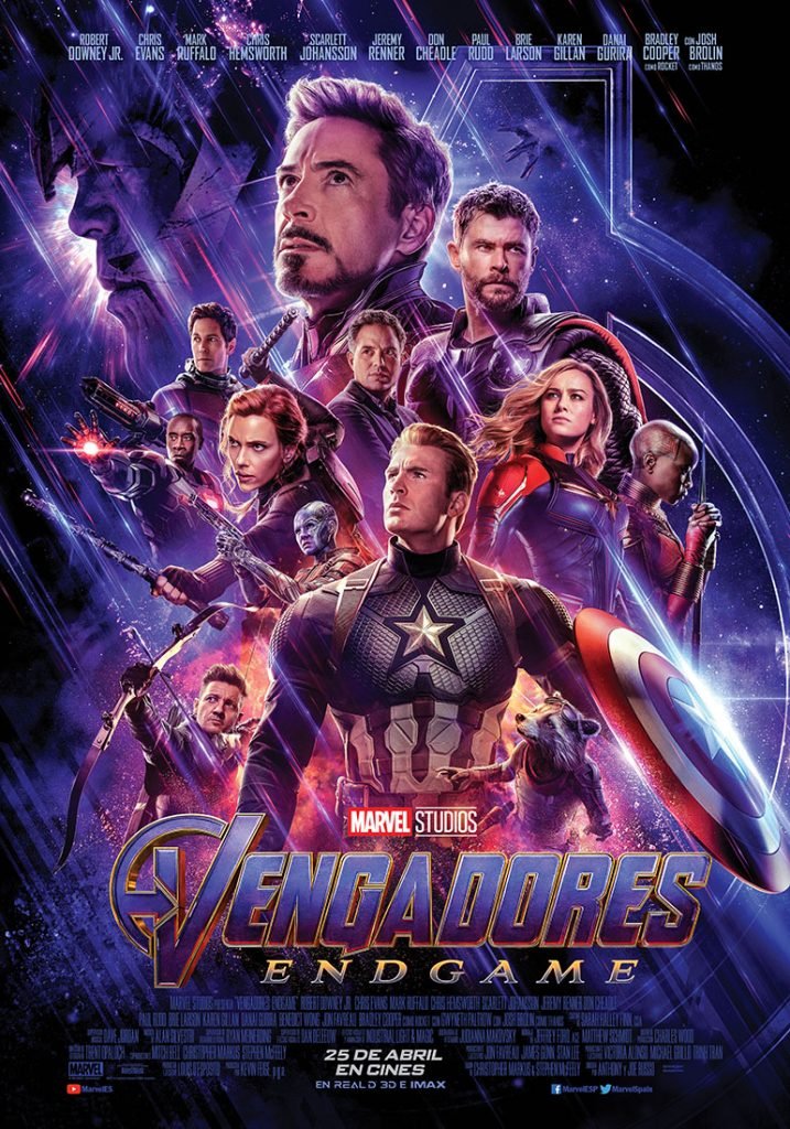 Vengadores Endgame. Peli o Manta. Poster