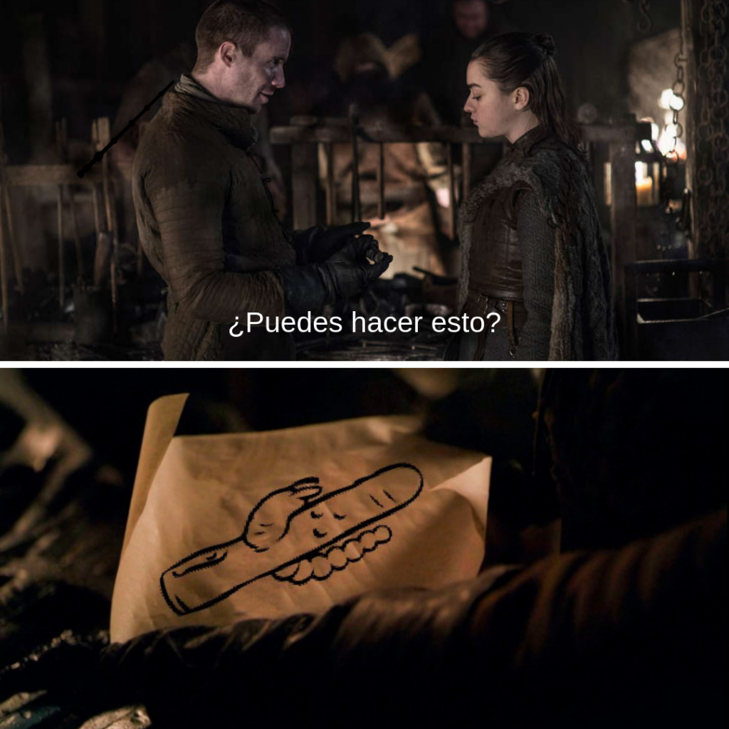 peli o manta. memes juego de tronos 8x01. dildo