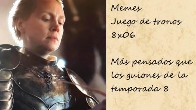 Memes juego de tronos 8x06. Peli o Manta. Brienne y los memes