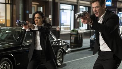 peli o manta. men in black international. tessa thompson chris hemsworth