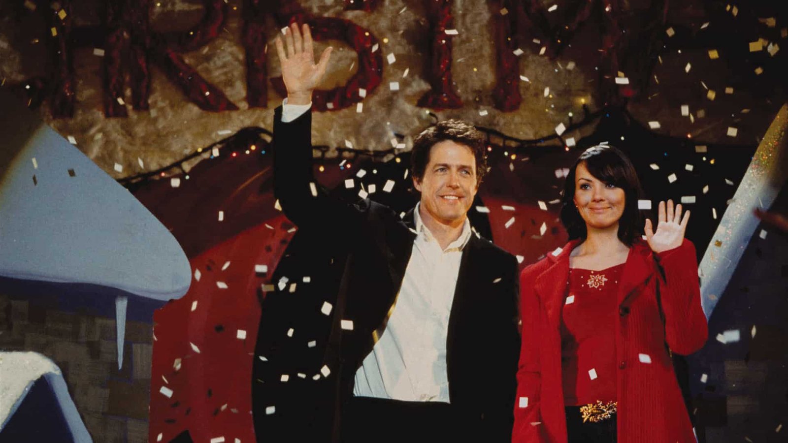 Puede verse una escena de Love Actually