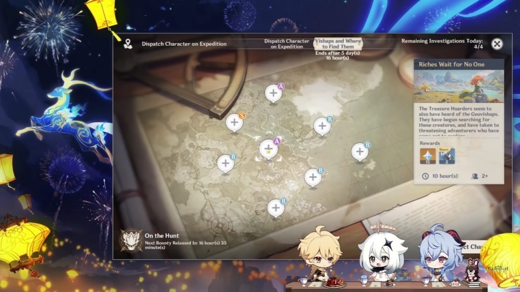 Hay mucho que explorar y poco tiempo. Los Dragartos están haciendo de las suyas! Disponible sólo durante Genshin Impact: El festival de las linternas