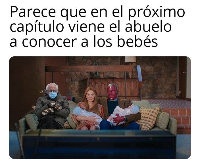 Memes WandaVision 3. Peli o Manta. Bernie Sanders