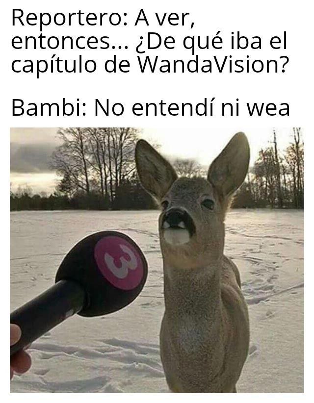 Memes WandaVision. Peli o Manta. No entendí ni wea