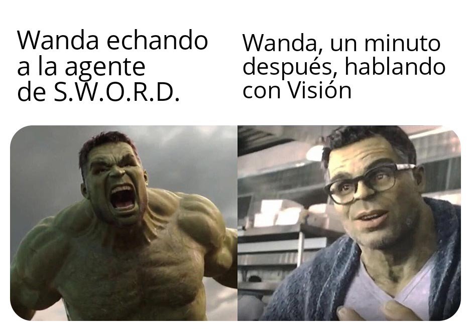 Peli o manta. WandaVision. Meme 7