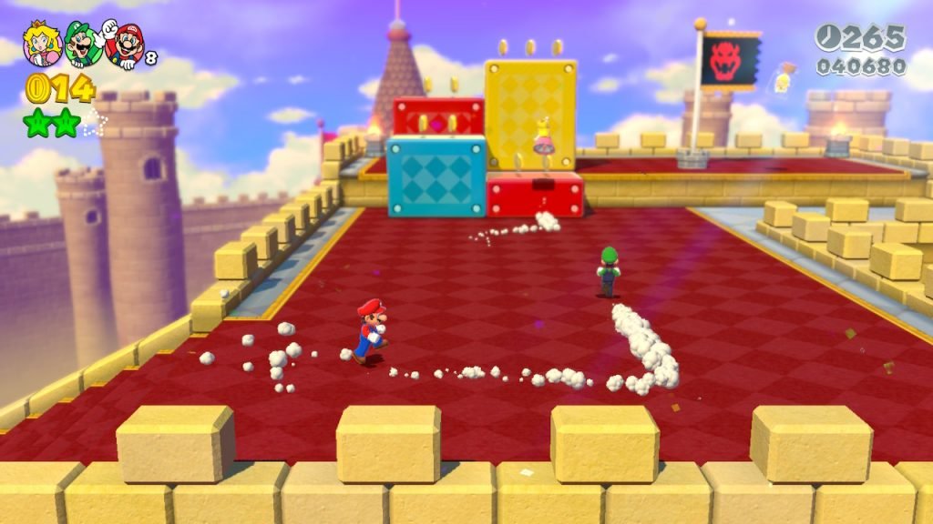 El multijugador es una auténtica locura, como te contamos en la Review de Mario 3D World+Bowser's Fury