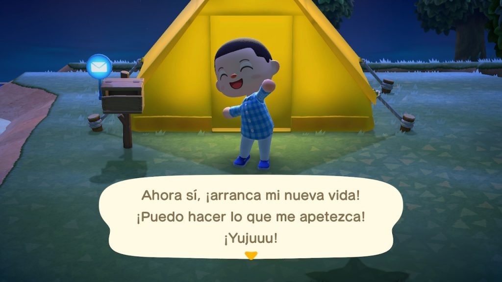 Aquí comenzaba un Año de Animal Crossing. Y lo que es más preocupante, sin barba.