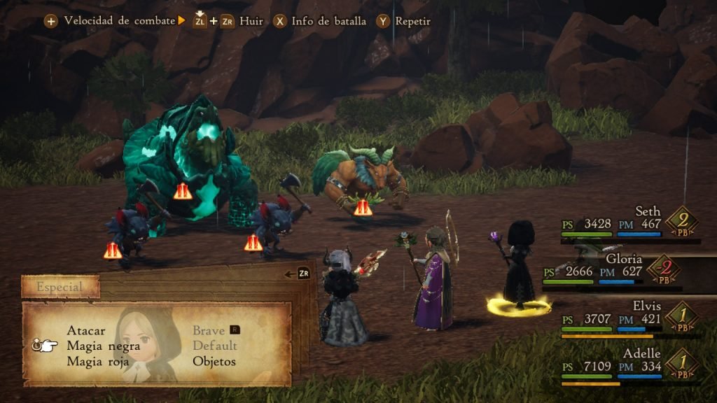 Combate | Review Bravely Default II