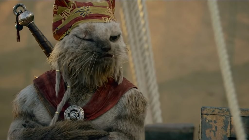 Peli o manta. Monster Hunter. personaje terciario