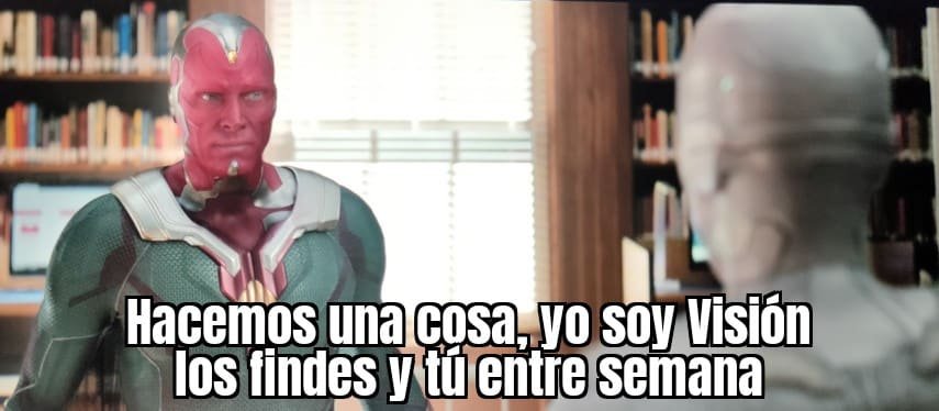 Peli o manta. Wanda y Vision 9. meme 4