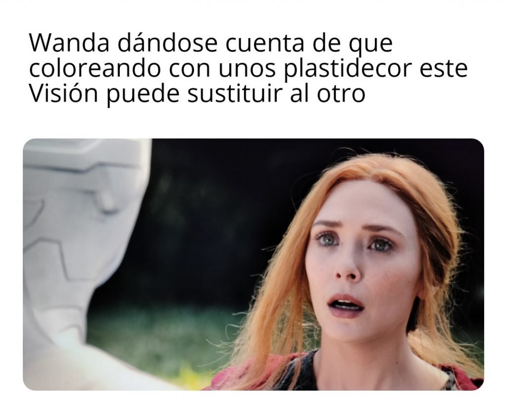 Peli o manta. Wanda y Vision 9. meme 6