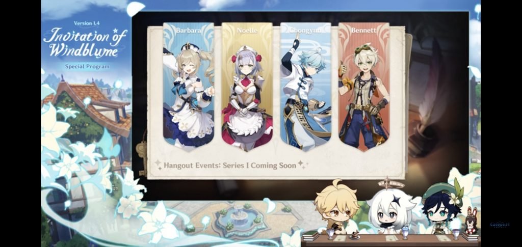 Una nueva forma de divertirnos, los "Encuentros". Disponibles y permanentes en Genshin Impact 1.4