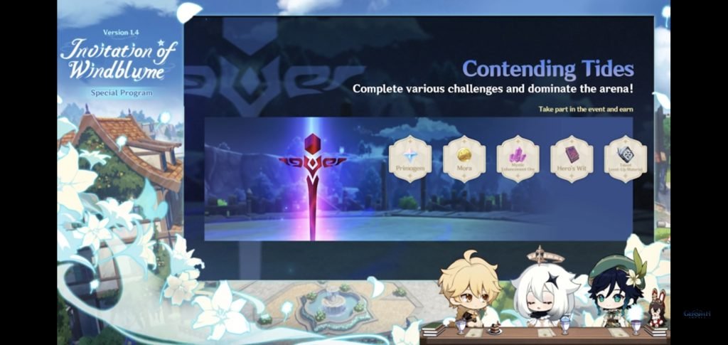 La arena de batalla llega dispuesta a saciar nuestra sed de sangre. La tendremos disponible con Genshin Impact 1.4