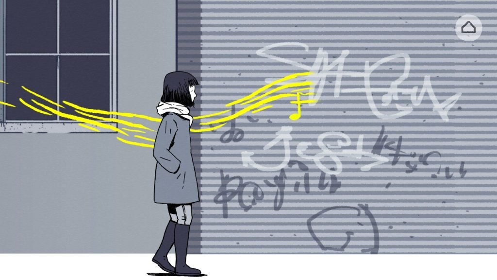 Florence se queda sin batería en sus auriculares y descubre una extraña música. Review Florence.