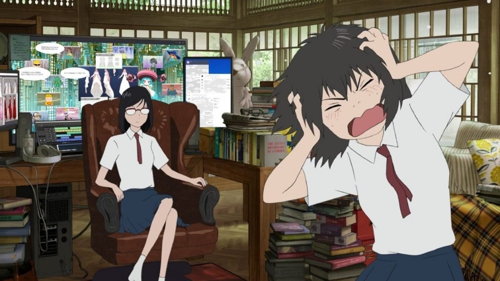 Peli o manta. Belle. Suzu en el mundo real