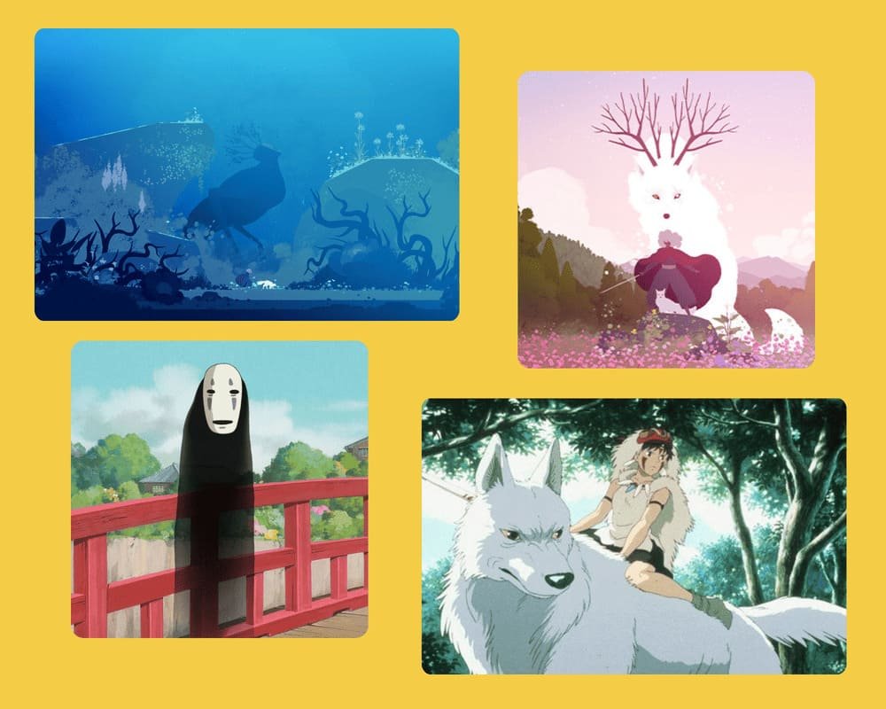 Influencias de Studio Ghibli en Neva Comparación entre Neva y El viaje de Chihiro y La princesa Mononoke. peliomanta. Análisis de Neva