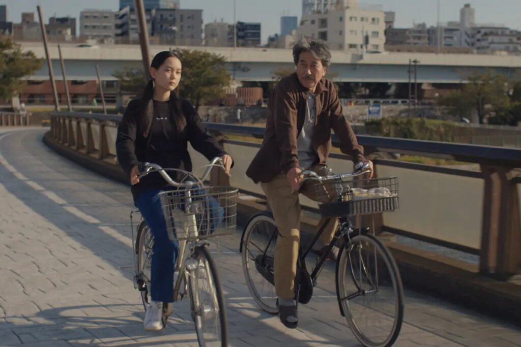 Perfect Days y café Peli o Manta Hirayama y Niko en bici